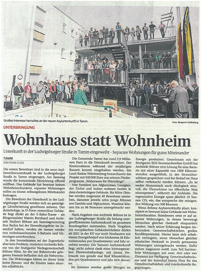 Ludwigsburger Kreiszeitung vom 24. September 2018