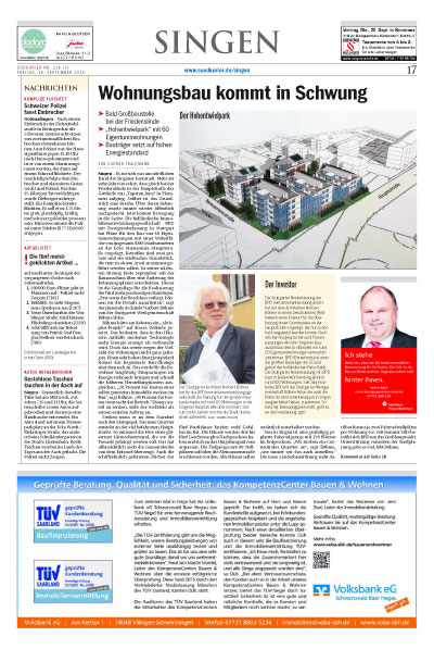 Suedkurier vom 16.09.2016