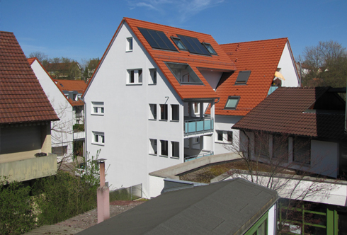 Bebauung des ehemaligen Feuerwehrareals in Stuttgart-Weilimdorf